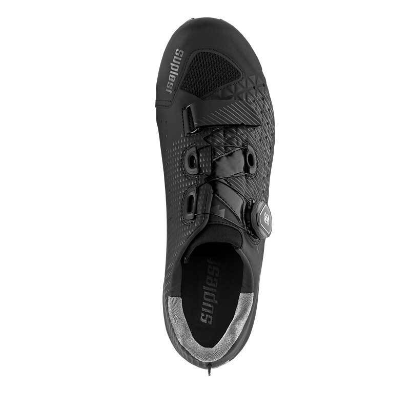 Suplest Edge 3 Sport Road Cycling Shoe [Colour: Black/Grey] [Size: US 5 (EUR 37)]