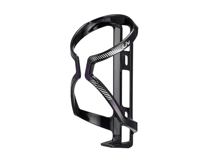 Liv Airway Sport Bottle Cage [Colour: Glossy Black/Purple]