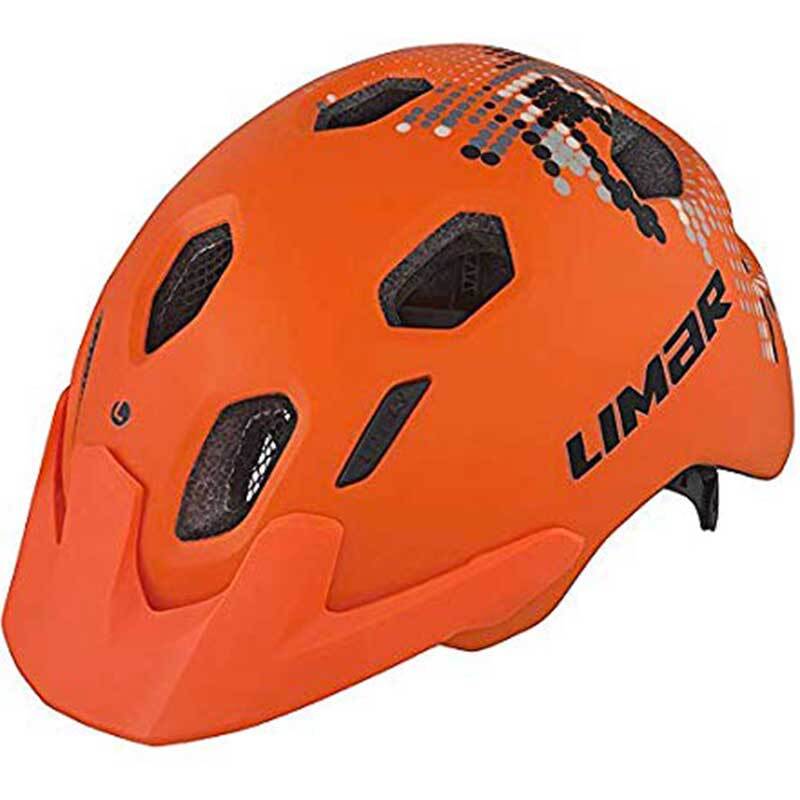 Limar Champ Orange Medium Kids Bicycle Helmet [Colour: Matte Orange] [Size: Medium (52/58cm)]