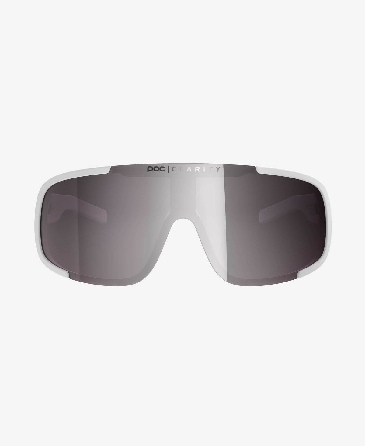 POC Aspire Performance Sunglasses [Frame Colour: Hydrogen White] [Lens Colour: Violet Silver]