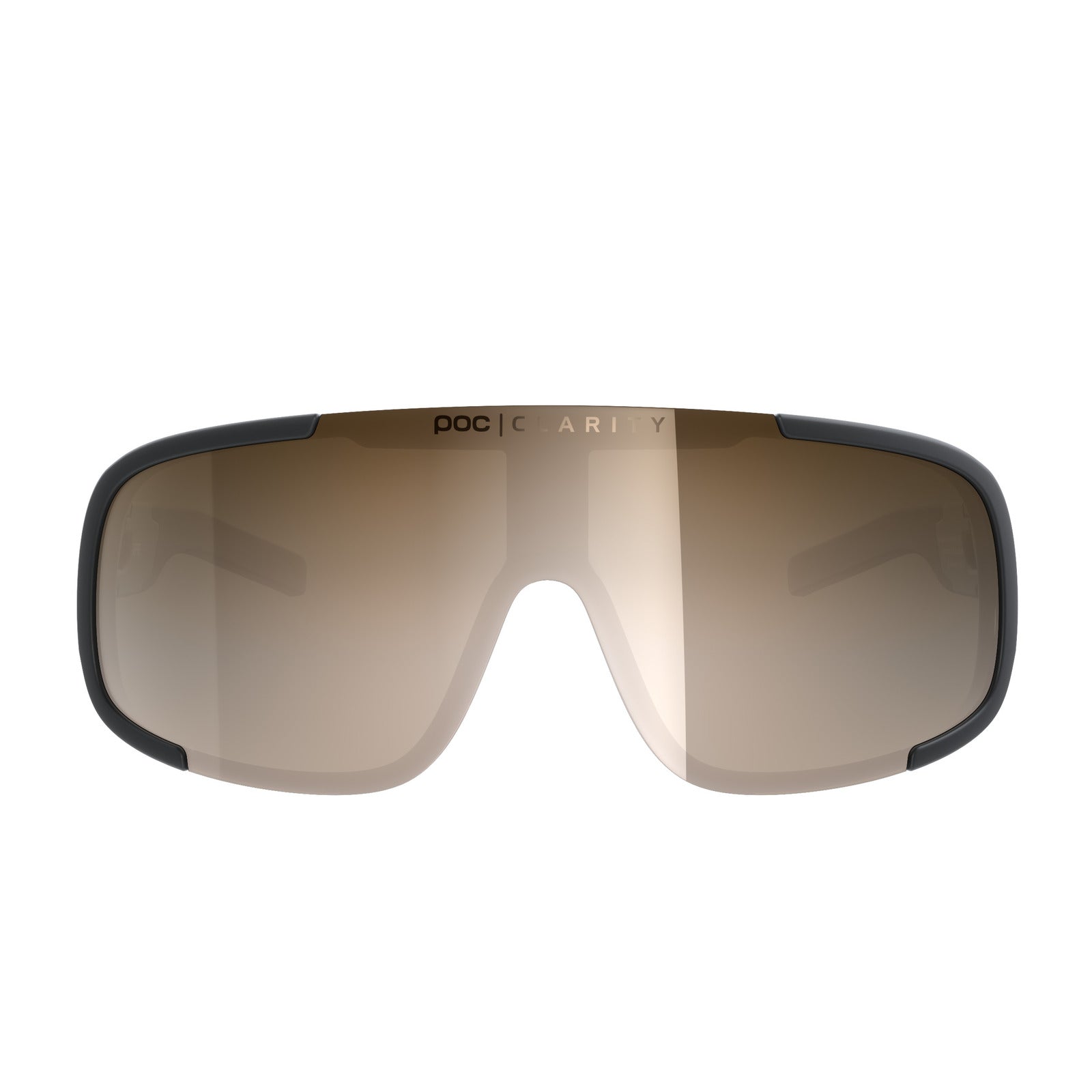 POC Aspire Performance Sunglasses [Frame Colour: Uranium Black] [Lens Colour: Brown Silver)