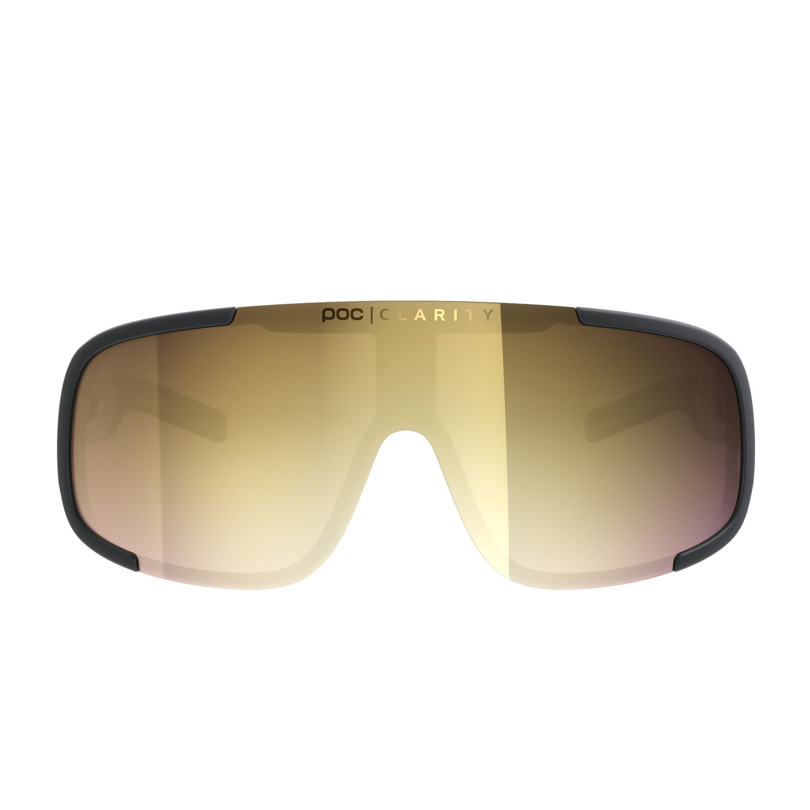 POC Aspire Performance Sunglasses [Frame Colour: Uranium Black] [Lens Colour: Violet Gold]