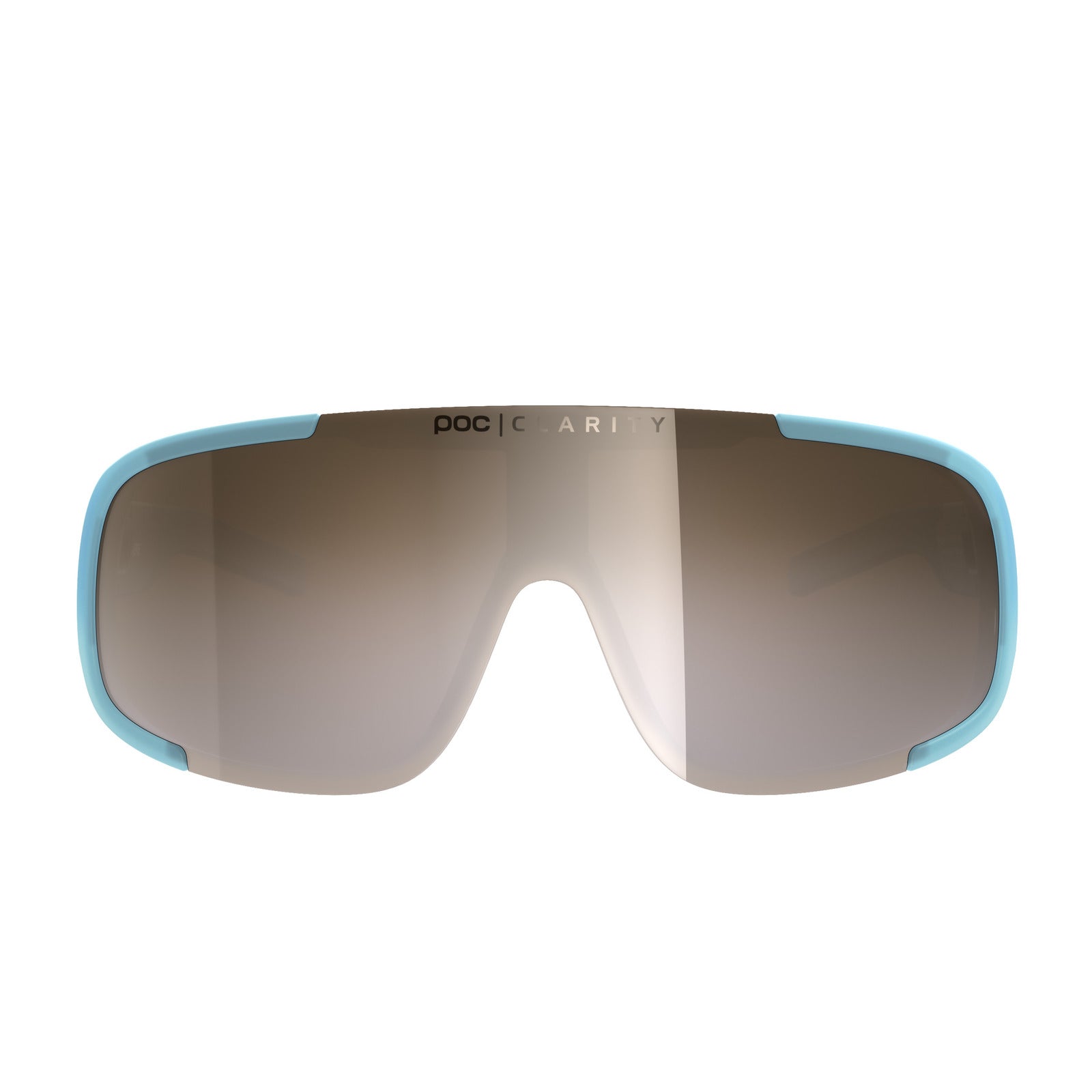 POC Aspire Performance Sunglasses [Frame Colour: Basalt Blue] [Lens Colour: Brown Silver]