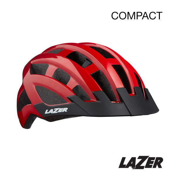 Lazer Compact Helmet [Colour: Red] [Size: Unisize(54-61cm)]