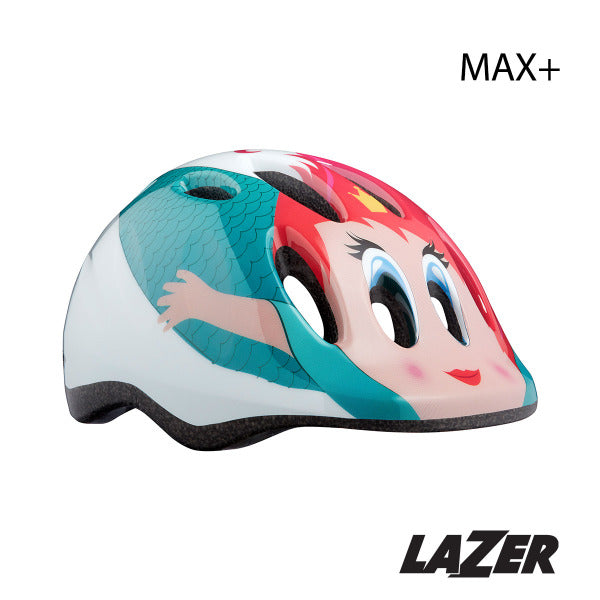 Lazer Kids Helmet Max+ [Colour: Mermaid] [Size: Unisize (49-55cm)]