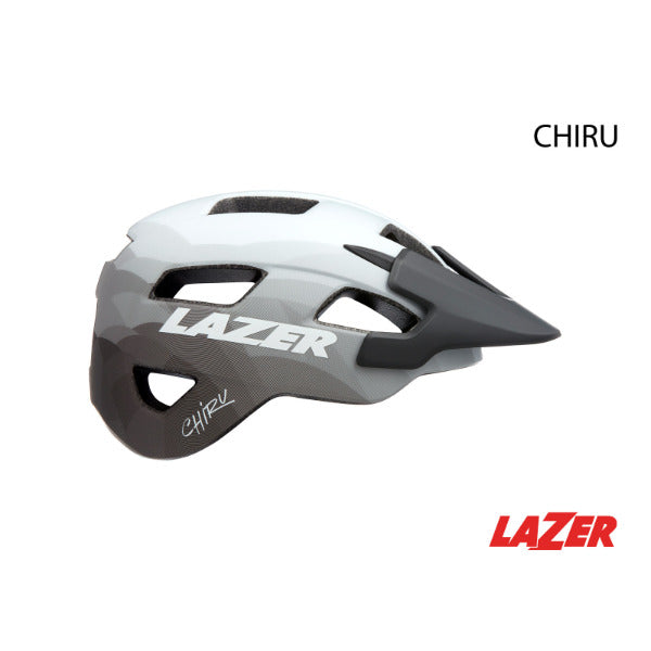 Lazer Chiru Helmet [Colour: Matte White/Grey] [Size: Large (58-61cm)]