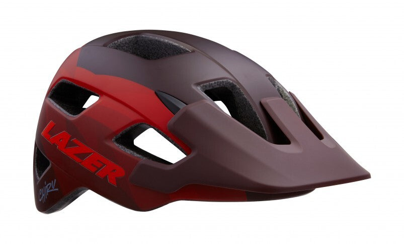 Lazer Chiru MTB Helmet [Colour: Matte Red] [Size: S(52-56cm)]