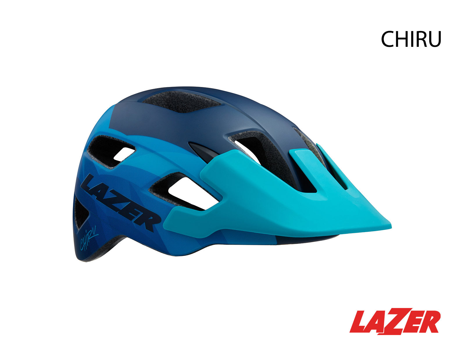 Lazer Chiru MTB Helmet [Colour: Matte Blue Steel] [Size: Large]