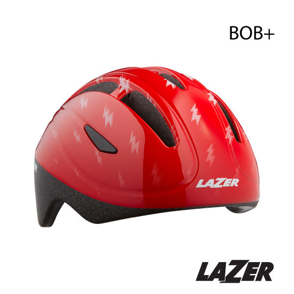 Lazer Bob+ Helmet [Colour: Red Flash] [Size: Toddler Unisize (46-52cm)]