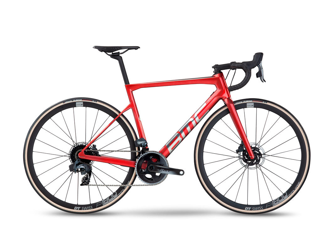 2022 BMC Teammachine SLR TWO Road Bike [Colour: Red/Iridescent/Brushed Alloy] [Size: M (54cm)]