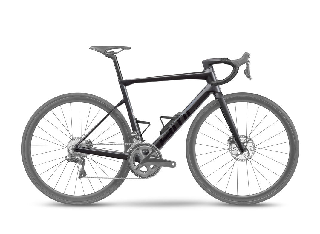 2022 BMC Teammachine SLR01 Mod V3 Frameset w One-Piece Carbon Cockpit/Handlebar [Size: M (54cm)] [Colour: Carbon/Black/Black]