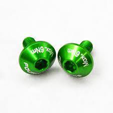 Fouriers Bottle Cage Bolts BN-M002 [Size: 10mm] [Colour: Apple Green]