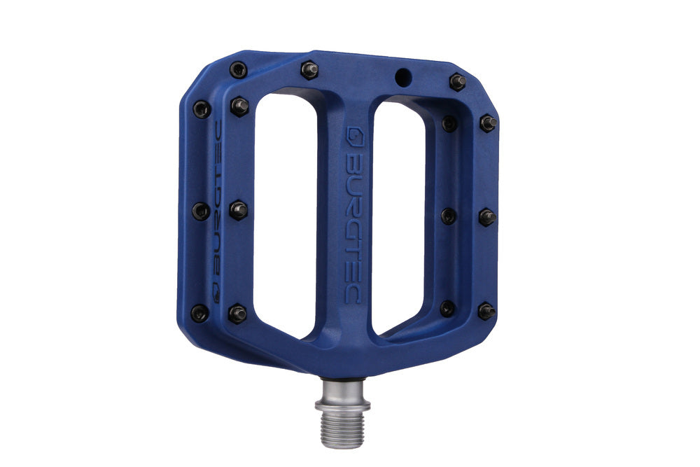 Burgtec MK4 Composite Flat MTB Pedals [Colour: Deep Blue]