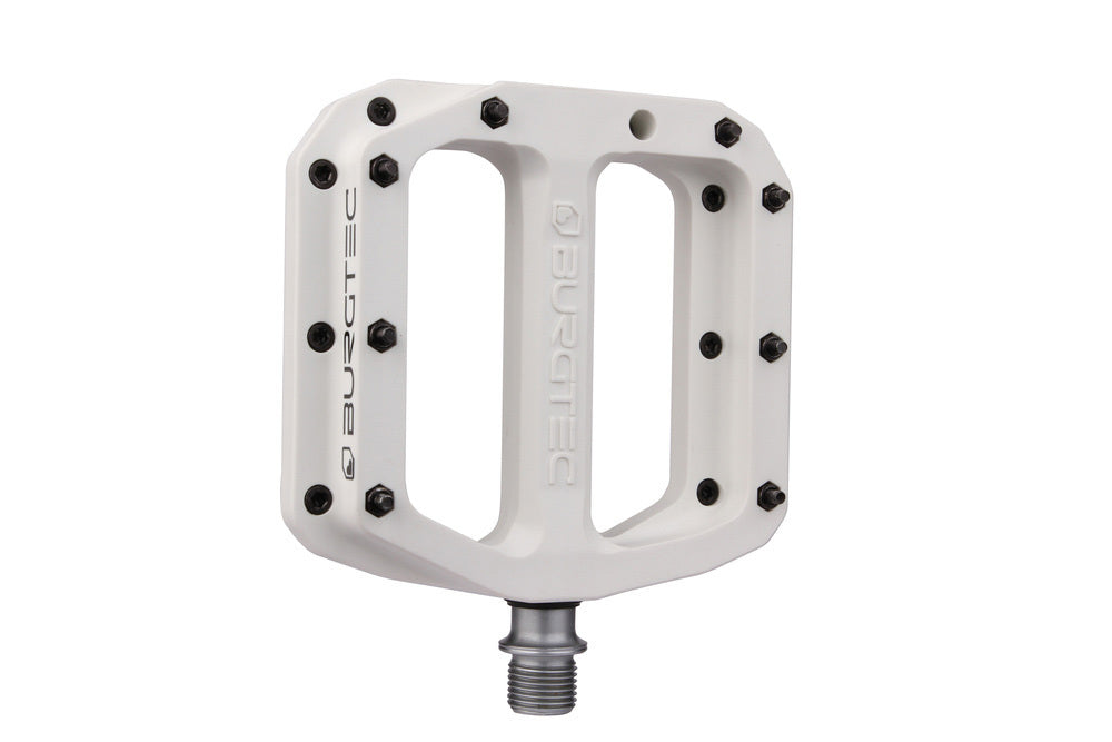 Burgtec MK4 Composite Flat MTB Pedals [Colour: White]