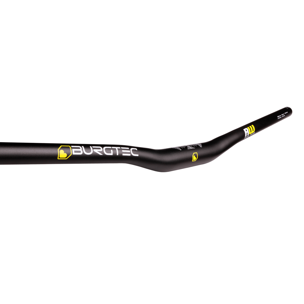 Burgtec Ride Wide Alloy Bar 35mm 800mm Rise:15mm Black