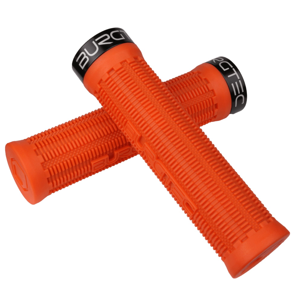 Burgtec Bartender Pro Greg Minnaar Lock-On Grips Iron Bro Orange