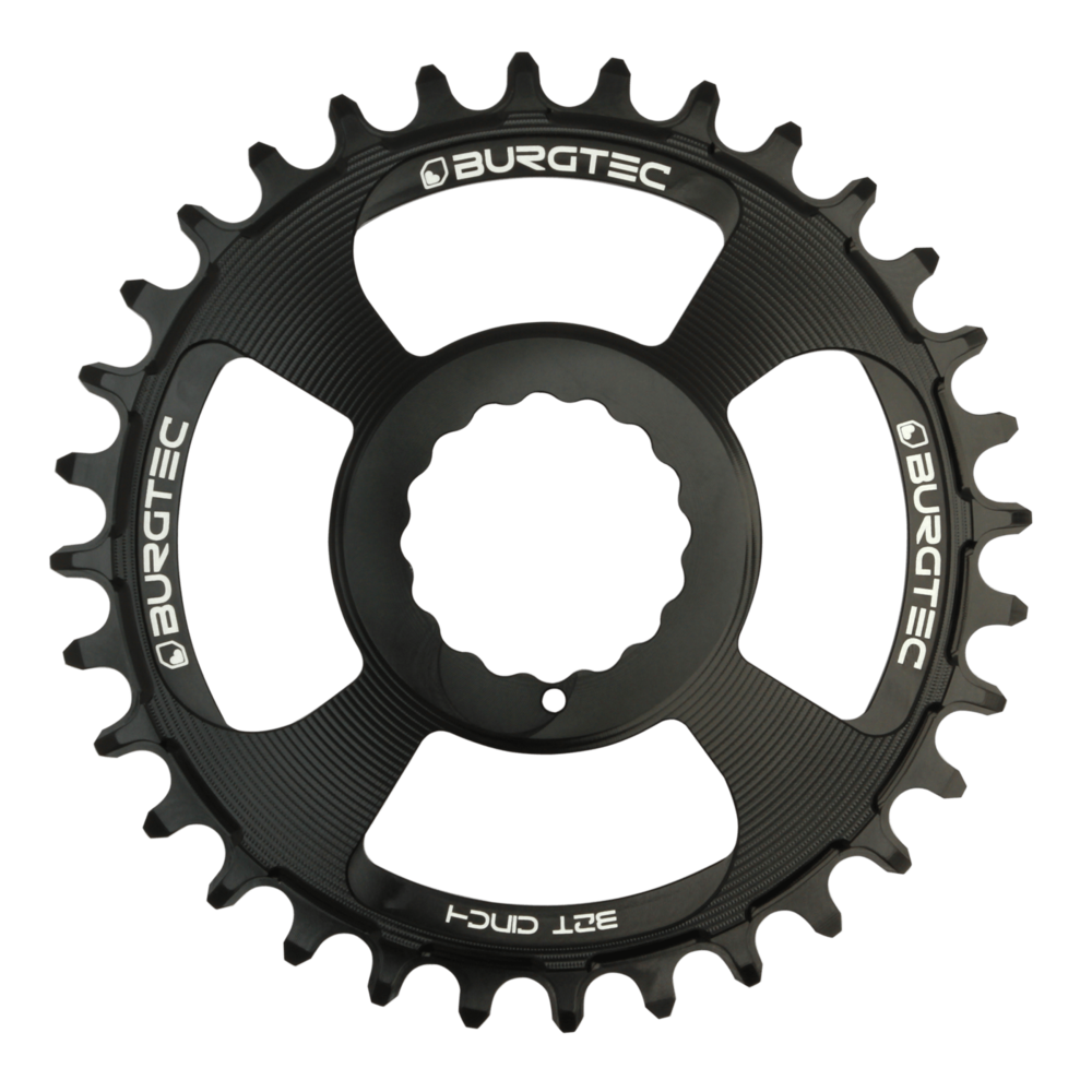 Burgtec Thick-Thin Chainring Race Face Cinch Direct Mount 32T Black