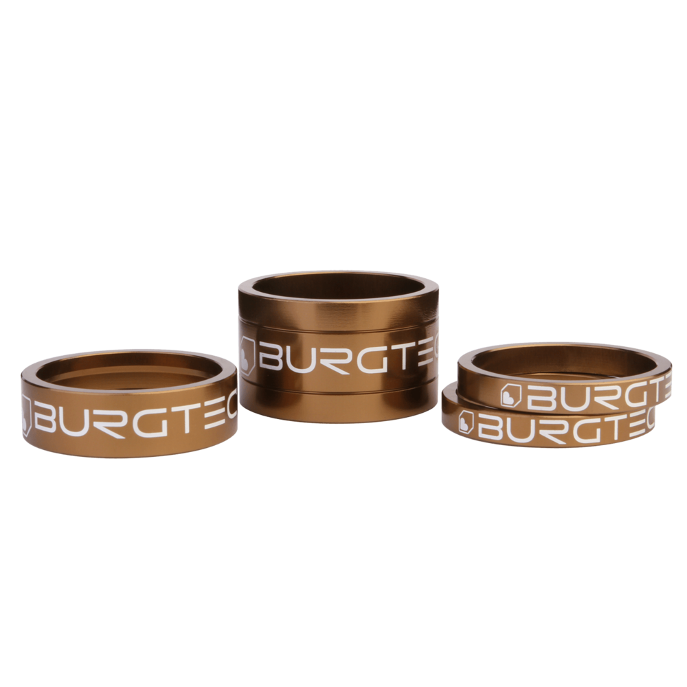 Burgtec Stem Spacer Kit (5mm x 2, 10mm, 20mm) Kash Bronze