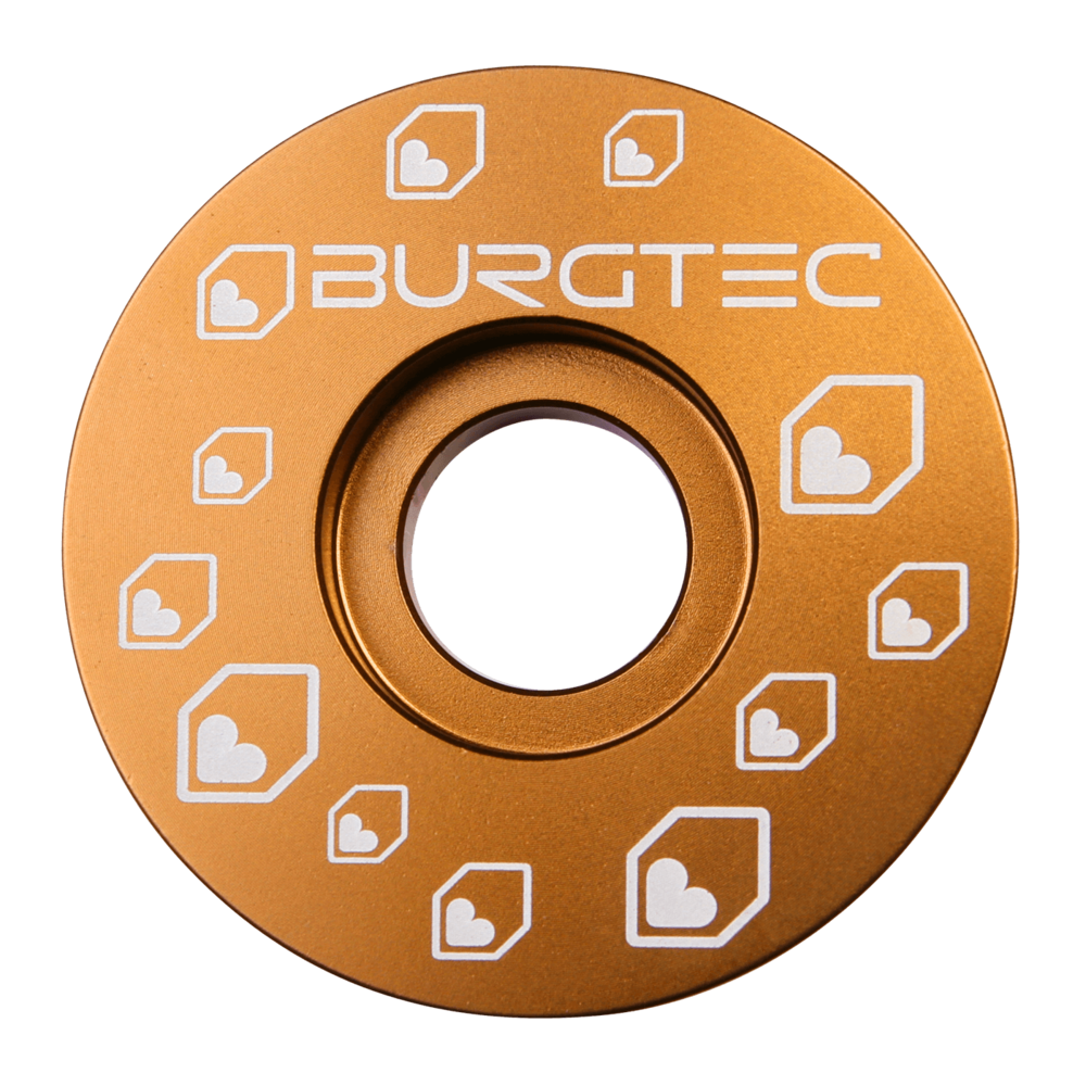 Burgtec Stem Top Cap (Bolt sold separately) Burgtec Kash Bronze