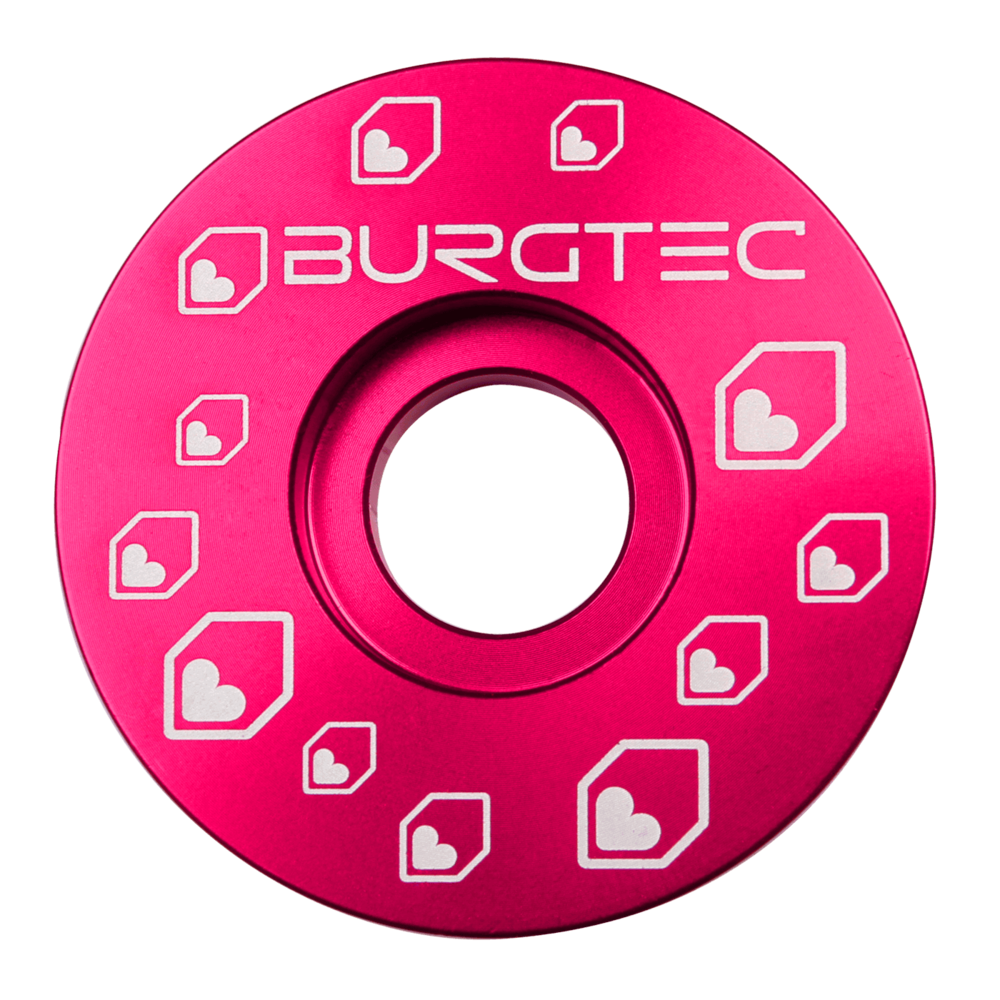 Burgtec Stem Top Cap (Bolt sold separately) Toxic Barbie Pink