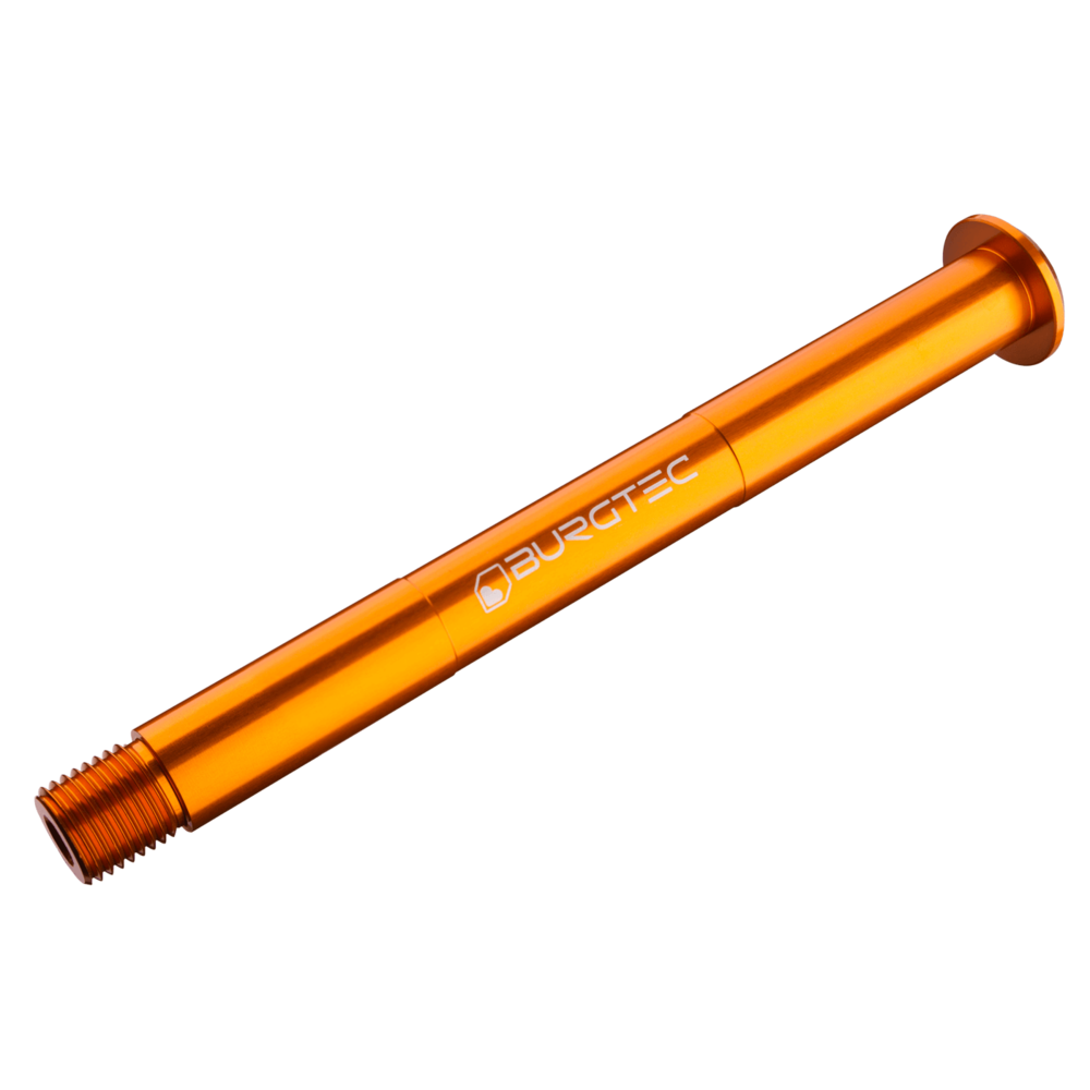 Burgtec Fox 15 x 110mm Boost Fork Axle Iron Bro Orange