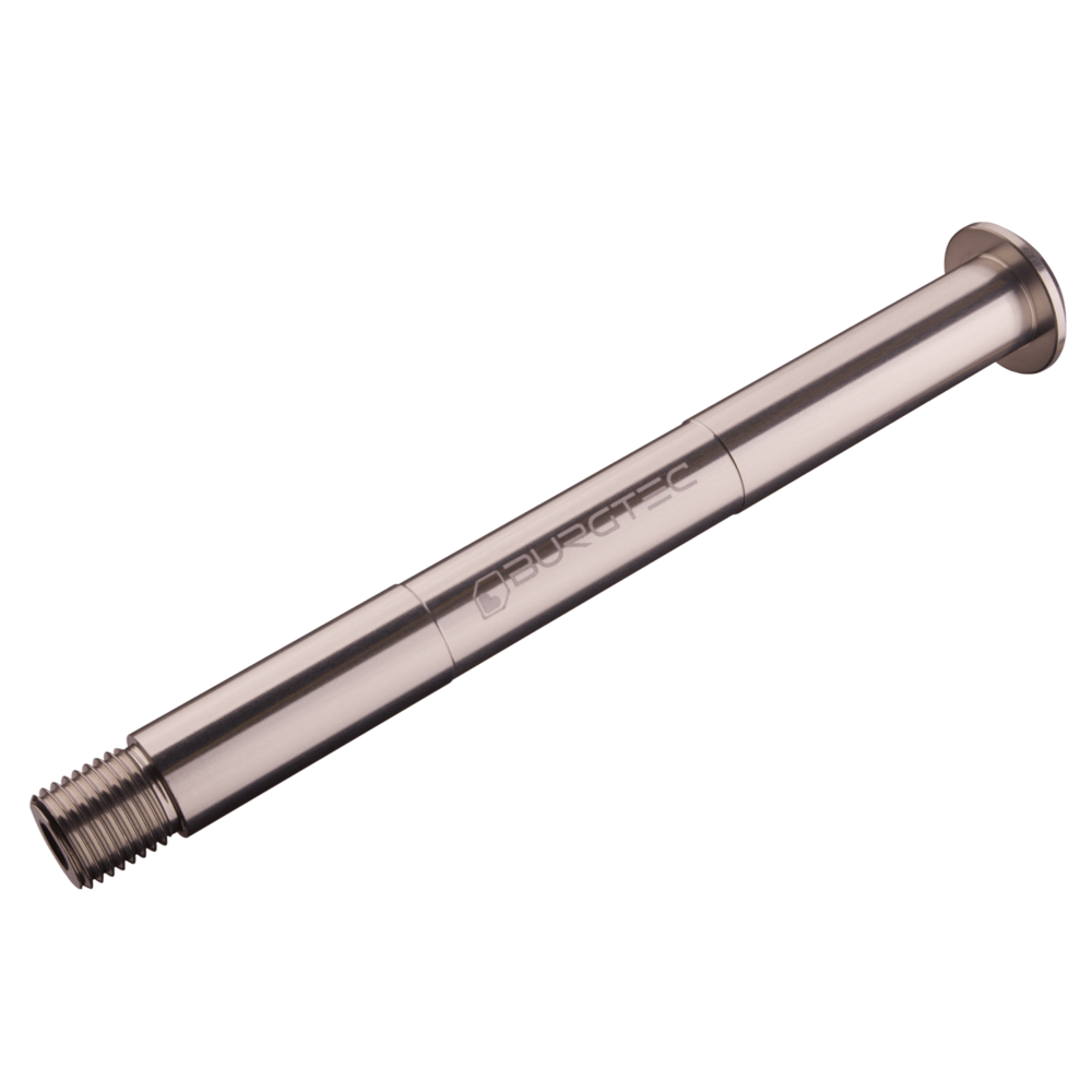 Burgtec Fox 15 x 110mm Boost Fork Axle Rhodium Silver