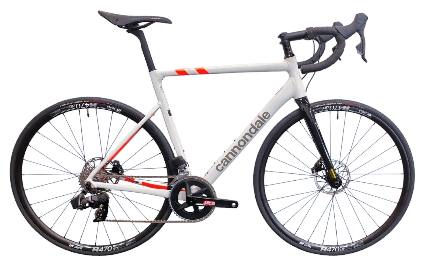 Cannondale CAAD13 Disc Rival AXS Aluminium Road Bike [Colour: Chalk] [Size: L (56cm)]
