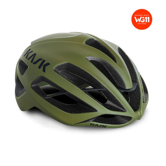 Kask Protone WG11 Road Cycling Helmet [Colour: Olive Green Matt] [Size: Large (59-62cm)]