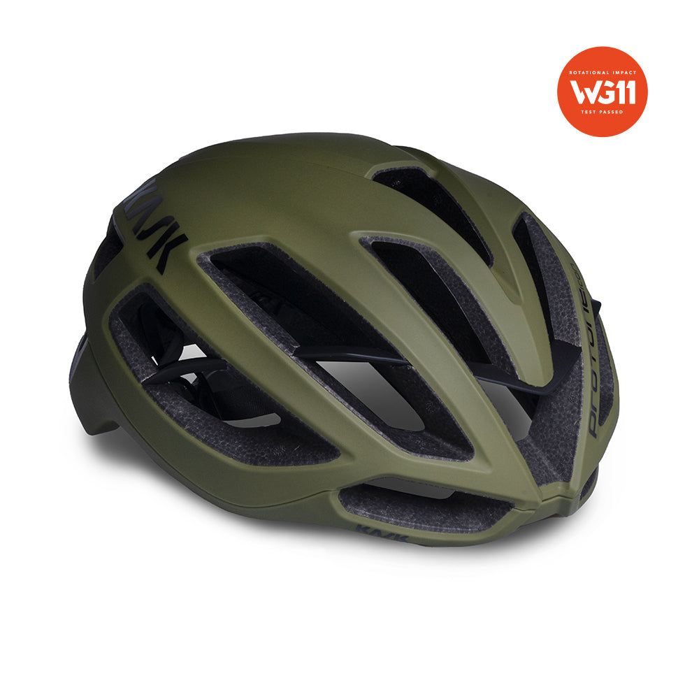 Kask Protone Icon Road Cycling Helmet WG11 Tested [Colour: Olive Green Matt] [Size: Large 59-60cm]