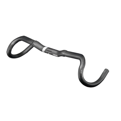 Controltech EXL Gravel Compact Carbon Drop Bar 31.8x400mm Flare:16deg Matte Black/Grey