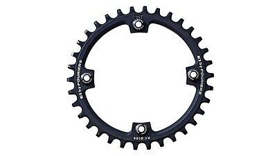 Fouriers Narrow-Wide Tooth Alloy 1X Chainring CR-DX003 [Colour: Black] [Size: 30T]