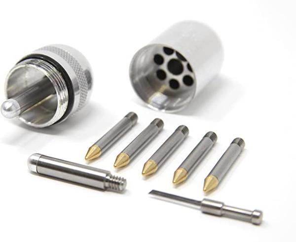 Dynaplug DMP-1625 Megapill Tubeless Bicycle Tire Puncture Repair Tool [Colour: Polished Silver]