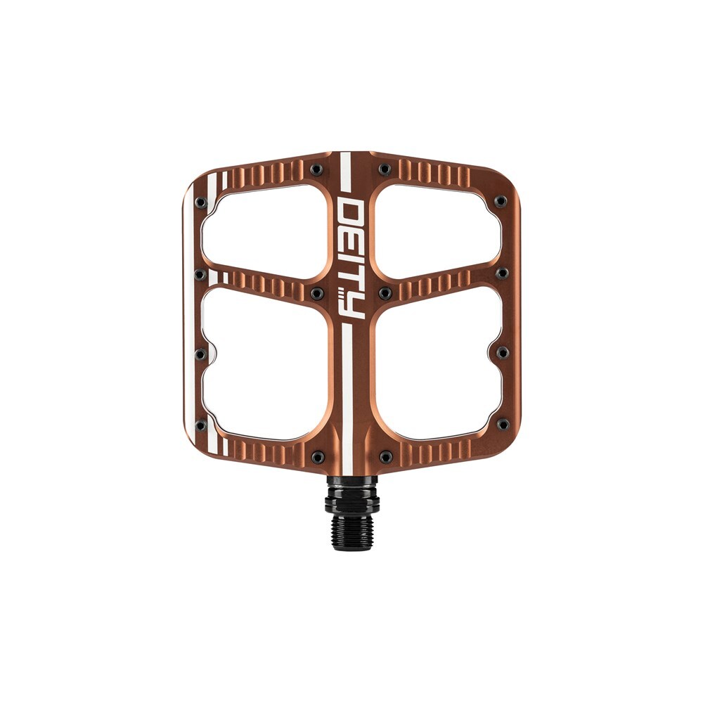 Deity Flat Trak MTB Pedal  - Thin Flat Pedal [Colour: Bronze]