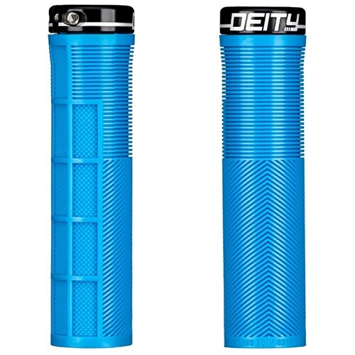 Deity Knuckleduster Lock On Grips [Colour: Blue]
