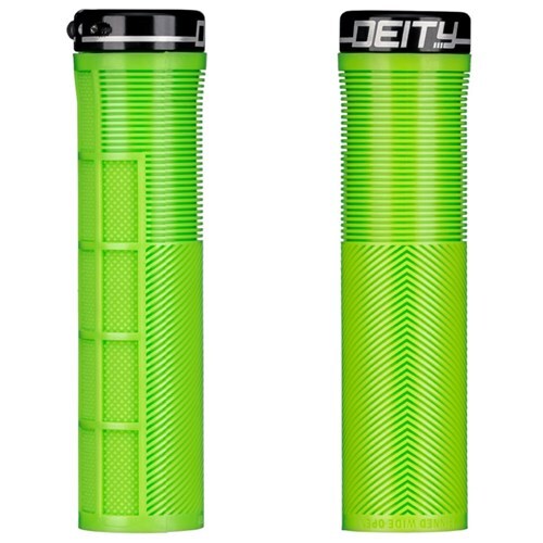 Deity Knuckleduster Lock On Grips [Colour: Green]
