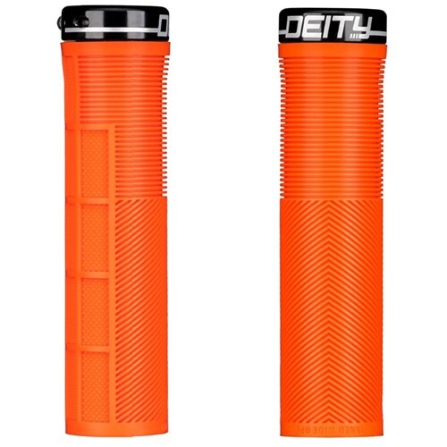 Deity Knuckleduster Lock On Grips [Colour: Orange]