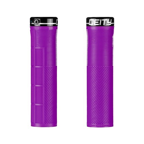 Deity Knuckleduster Lock On Grips [Colour: Purple]