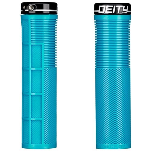 Deity Knuckleduster Lock On Grips [Colour: Turquoise]