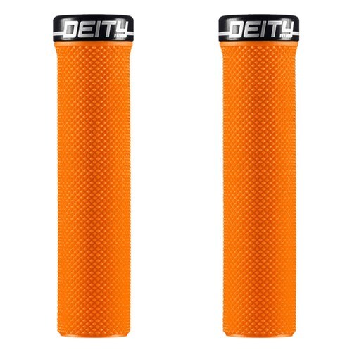 Deity Slimfit Lock-On Grips [Colour: Orange]