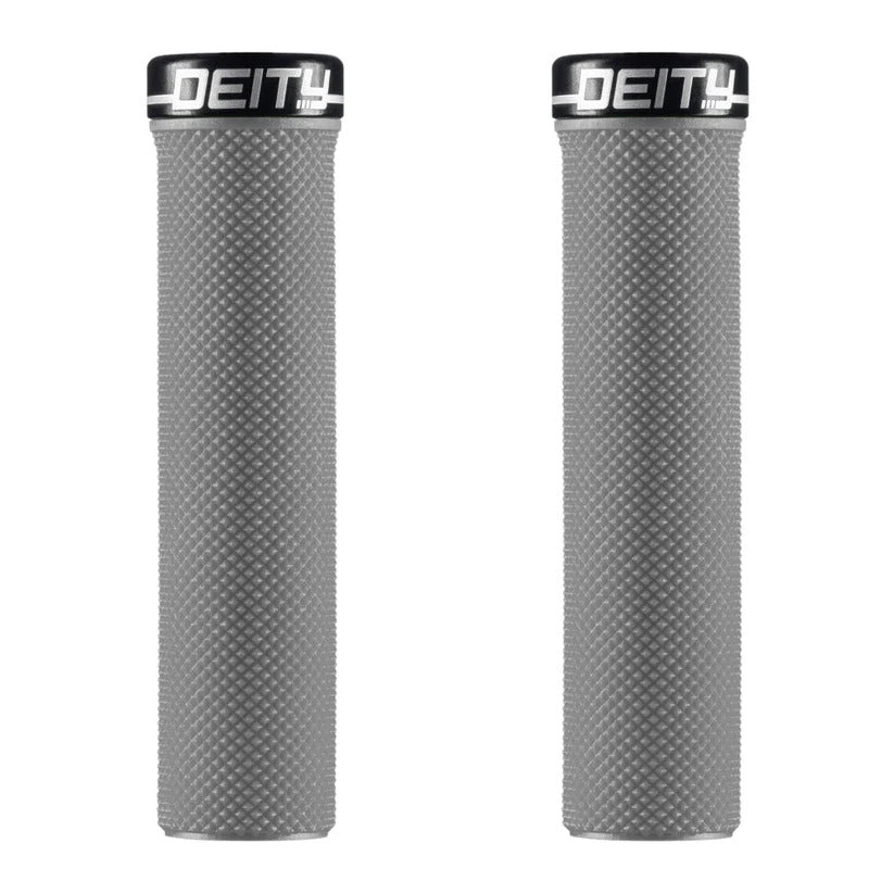 Deity Slimfit Lock-On Grips [Colour: Stealth Grey]
