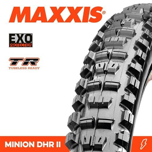 Maxxis Minion DHR II EXO TR Fold Tyre [Size: 24 x 2.30]