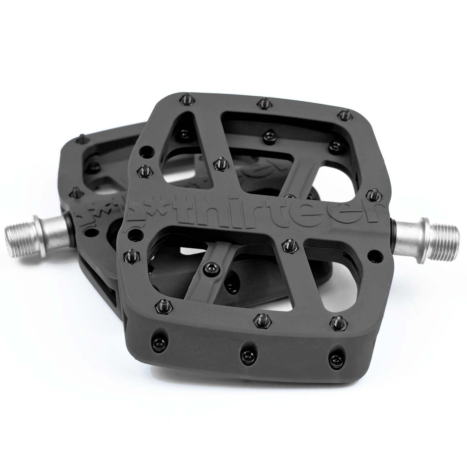 E-Thirteen Base Flat Composite MTB Pedals [Colour: Black]