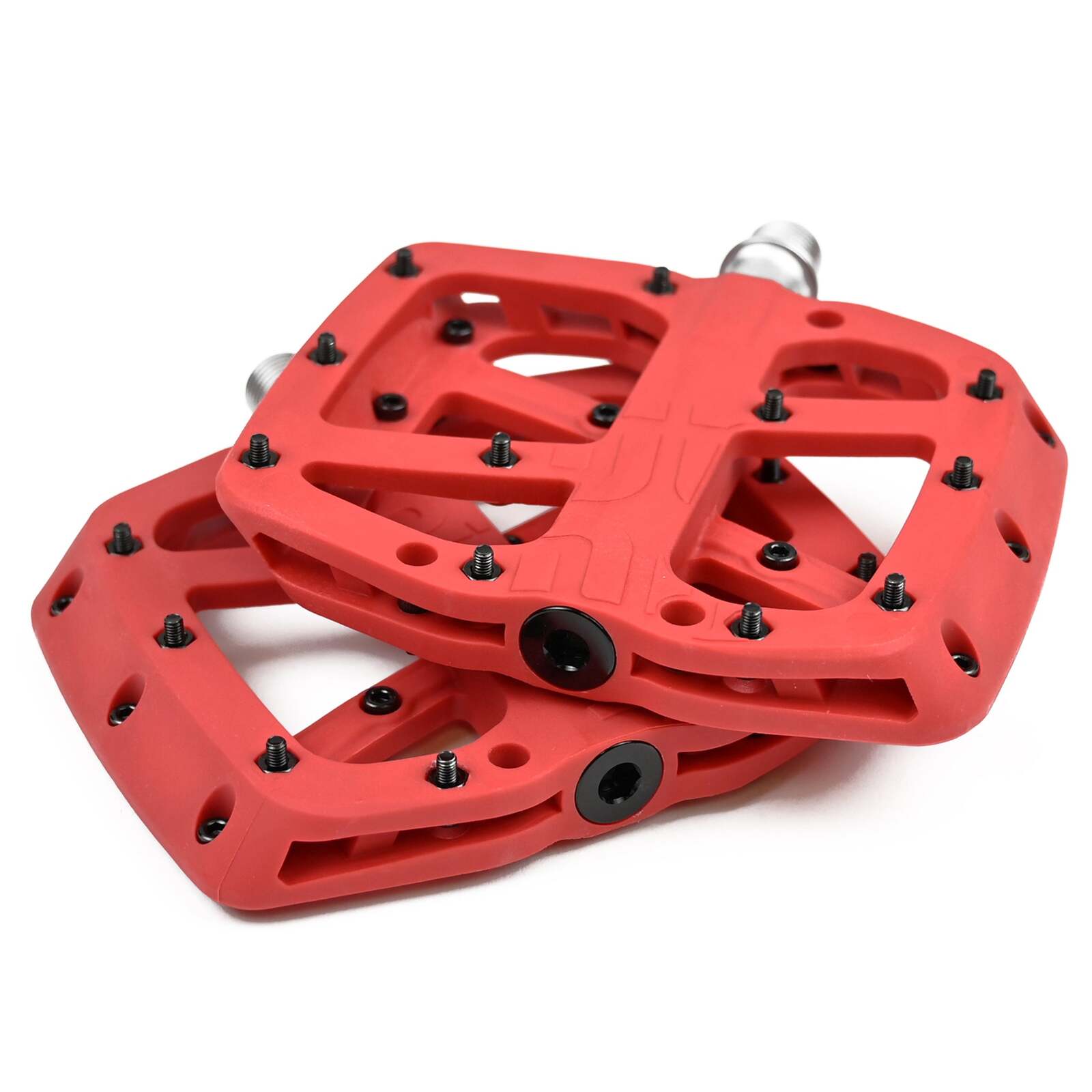 E-Thirteen Base Flat Composite MTB Pedals [Colour: Red]