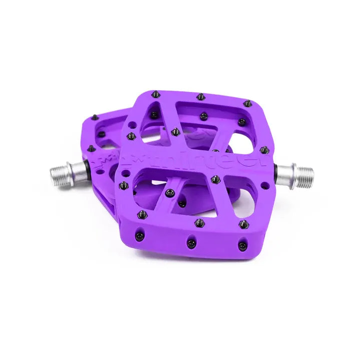 E-Thirteen Base Flat Composite MTB Pedals [Colour: Eggplant]