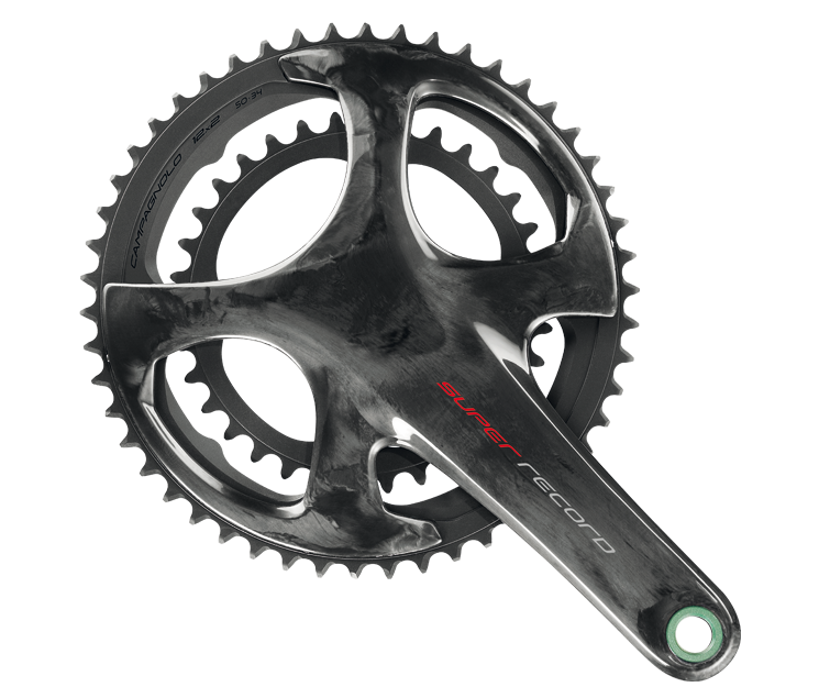 Campagnolo Super Record 12x2 Speed Crankset [Size: 165mm/50-34T]