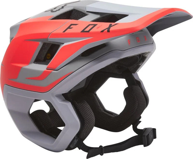 Fox Dropframe Pro Sideswipe MTB Helmet [Colour: Light Grey] [Size: M (54-56cm)]