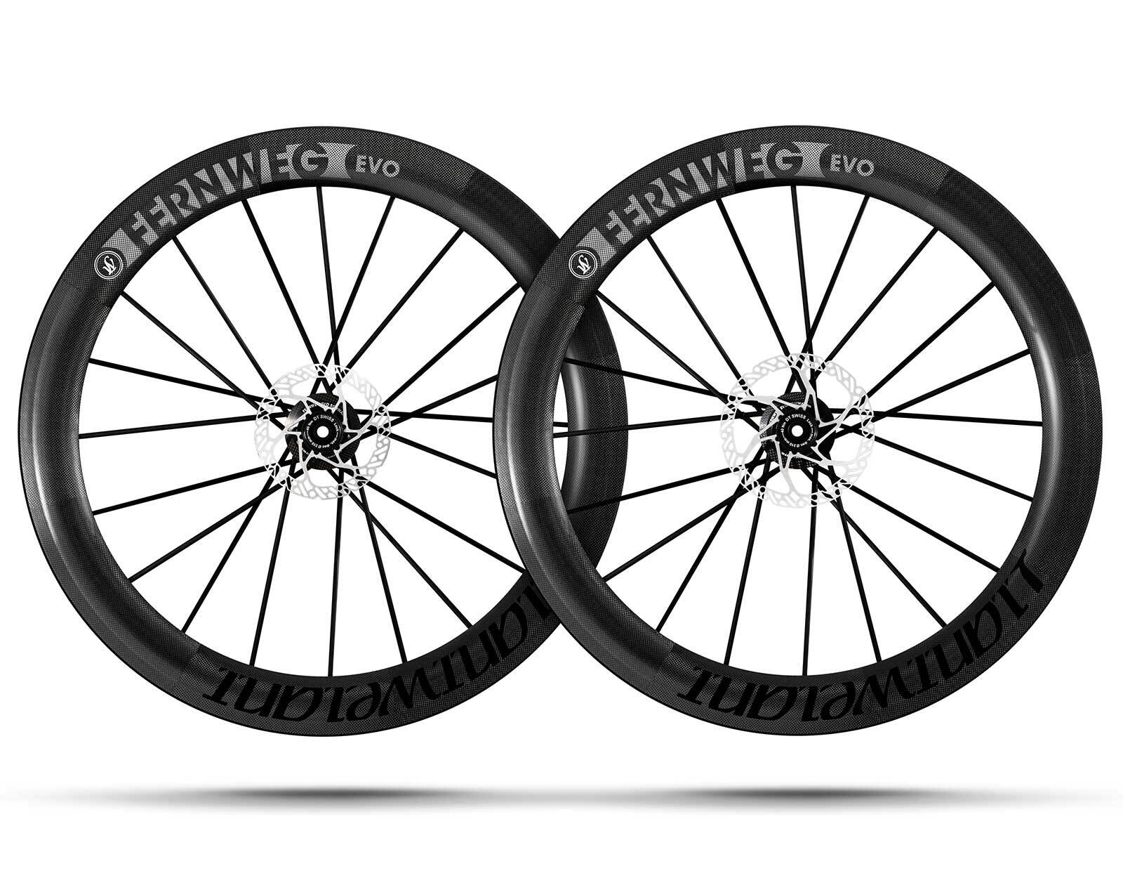 Lightweight Fernweg EVO D63 Wheelset [Rim Depth: 63mm] [Rim Width: 25mm] [Freehub Body: Shimano(11SPD)] [Size: 700c] [Colour: Black]