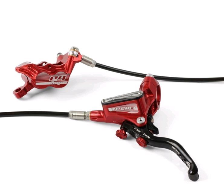 Hope Tech3 E4 Brake Red Front Black Cable