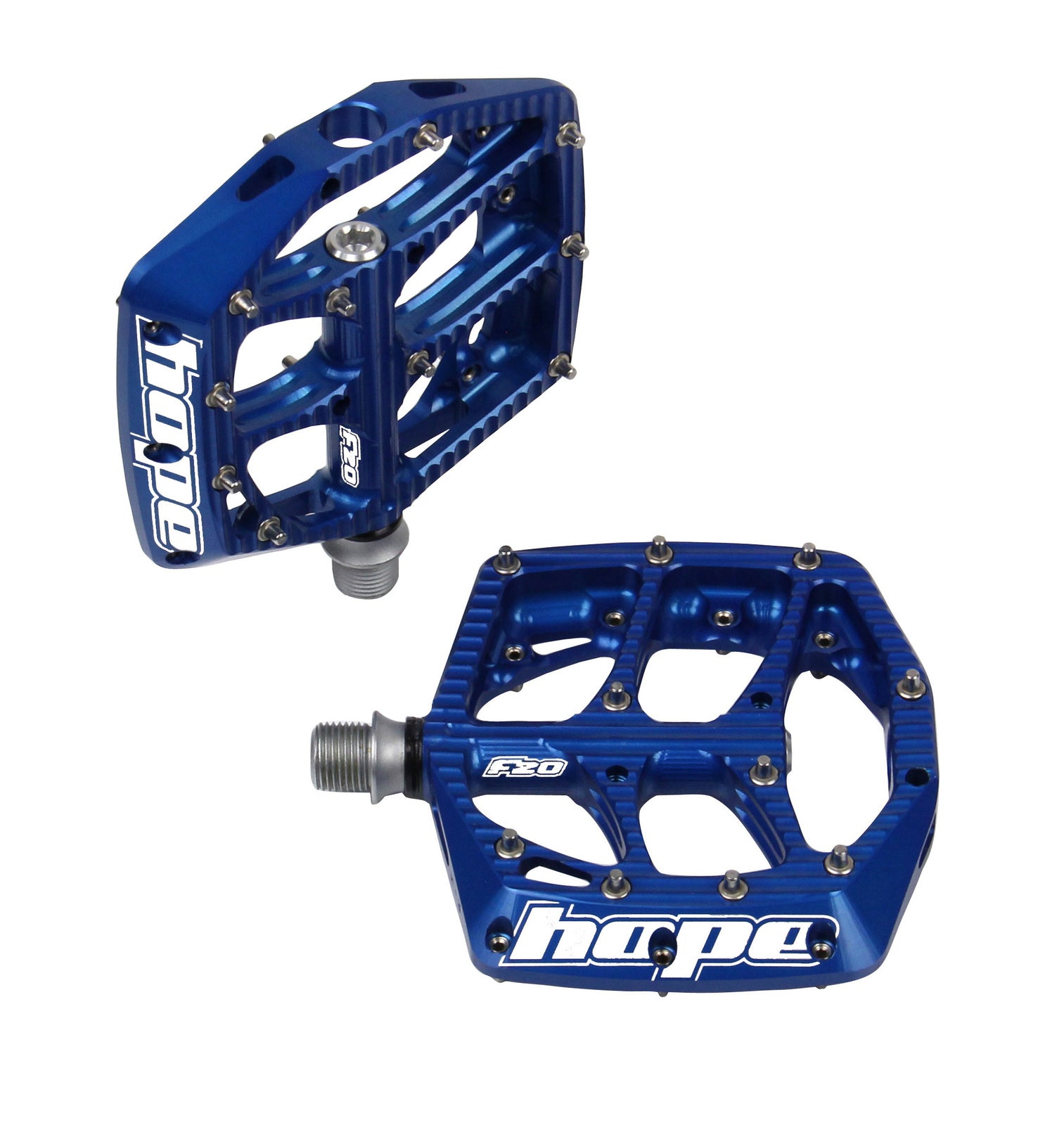 Hope F20 MTB Flat Pedals [Colour: Blue]