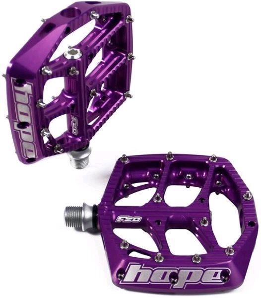 Hope F20 MTB Flat Pedals [Colour: Purple]